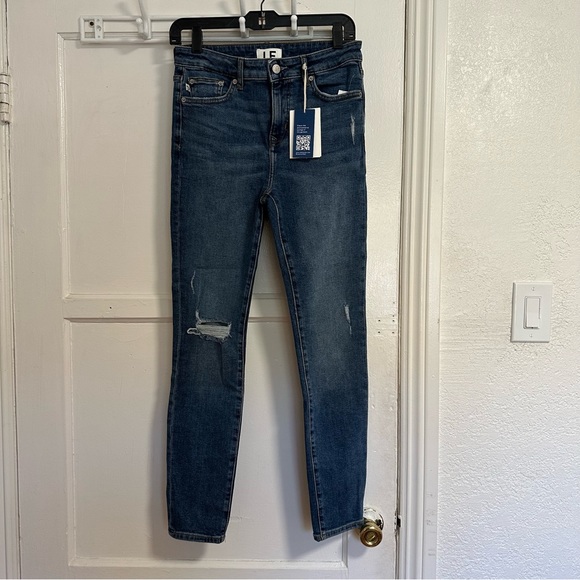 Lovers + Friends Distressed Ricky Low Rise Skinny in Brighton - Picture 2 of 14